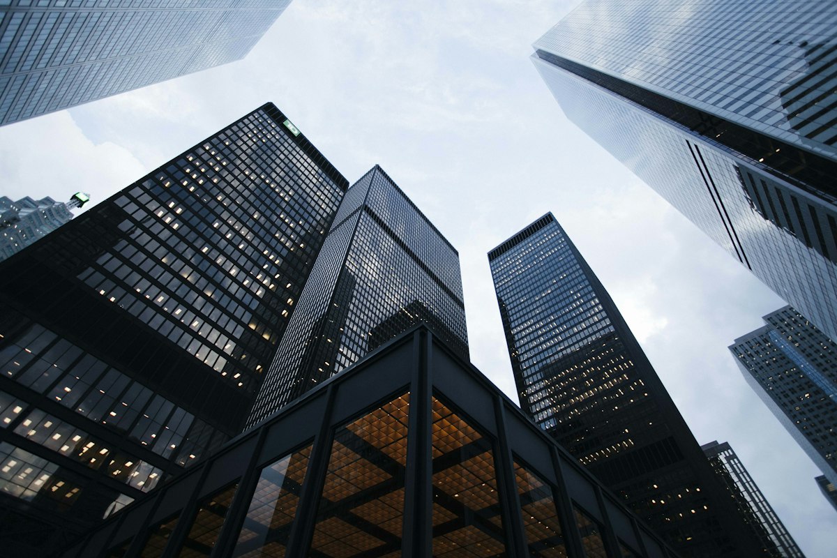 Architectural glass commercial and residential building facade